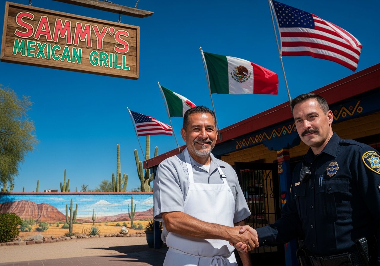 Arizona Restaurant Owner Stands Firm with Law Enforcement
