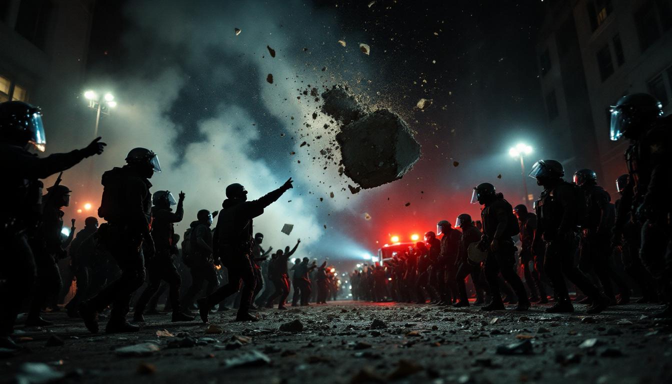 Federal Prosecutors Have 4K Video of Every Idiot Who Threw Concrete at Cops During the ‘No Kings’ Tantrum
