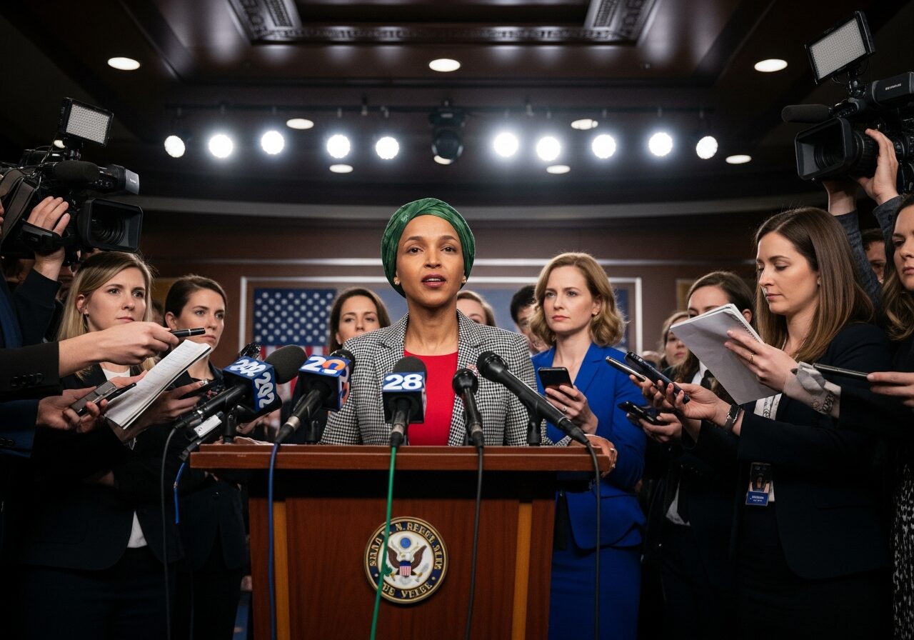Omar Crosses the Line with Shocking Trump Threat