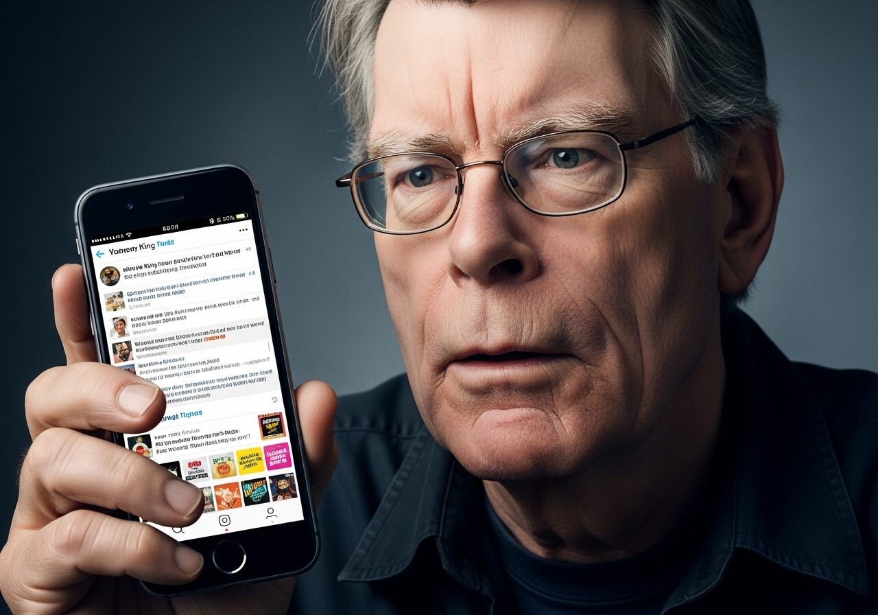 Stephen King’s Social Media Stumble: Awkward Moment Exposed