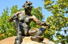 Christian Veteran Beheads the Iowa Satan Statue